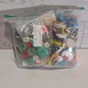 Large Bag of vintage assorted craft buttons